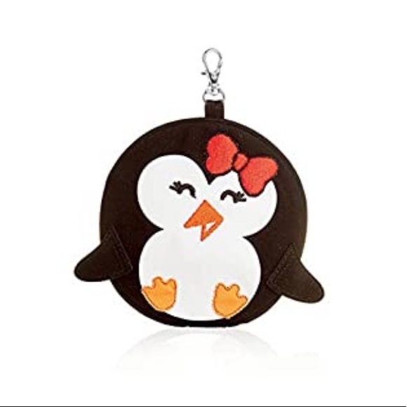 THIRTY ONE 31 Icon Zipper Coin Purse MISS PENGUIN Retired BLACK Retired NEW